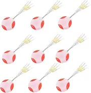 Silicone Fishing Line Beans 10pcs Anti-Tangle Spacers Fishing Line Space Beans