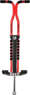 New Bounce Soft Easy Grip Pro Sport Pogo Stick for Ages 9 and up (Black & Red)