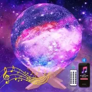 Moon Lamp Build-in Bluetooth White Noise Sound Machine Kids Night Light, 5.9 ...