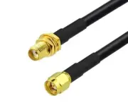 3m SMA Male to SMA Female Low Loss LL195 Coaxial Antenna Extension Cable