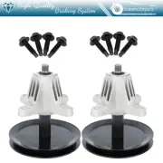 2x Spindle Assembly W/Pulley Bolt For MTD 618-05078 918-05078 918-05078-A
