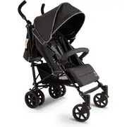 Betti Deluxe Baby/Infant Granny Lightweight Folding Travel Stroller/Pram Black