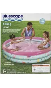 BRAND NEW BLUESCAPE 3 RING POOL Inflatable Baby Kiddie Pool