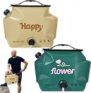 Camping Water Bag, 8L Backpacking Water Storage, 2X Reusable Portable Container Fully Open Easy to Clean for Hiking Beach Travel Outdoor Survival RV