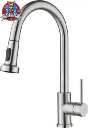 WELS Kitchen Tap Pull Out 2-Mode Spray Basin Mixer 360° Swivel Sink Faucet