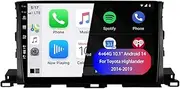[4+64GB] Keconsing 10.1" Android 14 Autoradio for Toyota Highlander 2014 2015 2016 2017 2018 2019 Radio Carplay Wireless Car Play GPS Navi Screen Bluetooth Navigation Touchscreen Mirror Link