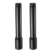 2pcs Deep Impact Socket 1/2" Drive 24mm Metric 6 Point Socket 200mm Extra Long