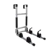 Camco RV Ladder Mount Bike Rack - Easily Holds 2 Bikes Capacity of 60 lbs