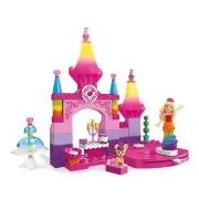Mega Bloks - Barbie Rainbow Princess Castle Building Kit - 81 PCS - DPL00