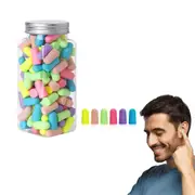 120Pcs Soft Foam Ear Plugs Travel Reusable Sleeping Earplug for Noise Reduction