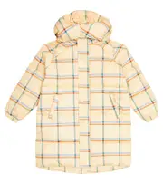 [Tinycottons] Tinycottons Checked cotton puffer coat Y 12 multicoloured