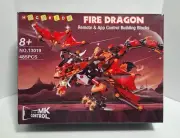 HOGOKIDS REMOTE CONTROLLED BUILDING KIT 485 PC RECHARGEABLE FIRE DRAGON SET NIB