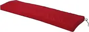 Swing Cushion, Rainproof Anti Slip Bench Cushion Polyester Sponge for Patio (Maroon)