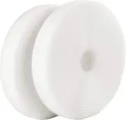 LLPT Nylon Hook Loop Tape, Industrial Strength, White, 1x33ft