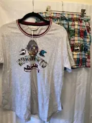 Peter Alexander Harry Potter Women's PJ Set, Top & Shorts size M,$129,Hufflepuff