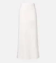 [Max Mara] Max Mara Vernice jersey maxi skirt UK 12 white