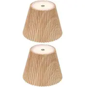 Wireless Bottle Lamp Shades for Table Lamps,3 Level Brightness Touch Lamps for Nightstand,Rechargeable Lamp Cordless Lamp,Modern Wine Bottle Light 2Pack