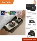 Easy-Install Bedside Shelf with Cup Holder - Ideal for Dorm Rooms & Bunk Beds