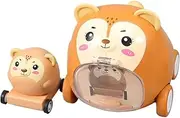 Pull Back and Go Car,Cartoon Animal Push and Go Vehicle Car - Lovely Toy Figure Vehicle Easter Basket Stuffers for Toddler