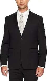 [Calvin Klein] Men's Super Slim Fit Wool Blend Suit Jacket