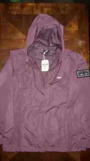 Obey Jacket | Coat | Sweater Pull Over Hooded Windbreaker Size M NWT