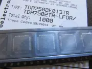 TDA7502 SGS STMicro IN-Car Remote Amplifier DSP QFP-44 NOS (X1PC) FAST SHIP USA