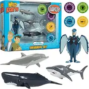 Wild Kratts 4-Pack Action Figure Set - Activate Creature Power - Swimmers