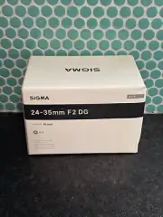 Sigma - 24-35mm f/2 DC HSM Art Standard Zoom Lens for Canon - New