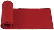 NUZAMAS Piano Keyboard Cover Dust Cover Soft Cloth for Piano Electronic Keyboard, Digital Piano Cleaning Care 119 * 14cm, Red