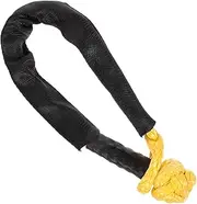 JUMPLAWN Trailer Rescue Rope Tow Hook Connector Car Flexible Shackle Towing Recovery Straps Winch Shackle Single Piece Rope Construction Random