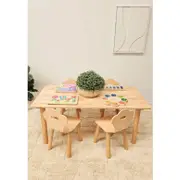 Classic Rectangular Table and 4 Chairs