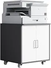File Cabinet Printer Cabinet Rounded Corner Mobile Base Cabinet Storage Cabinet Office Small File Cabinet Information Storage Cabinet Office Drawer(Gray)