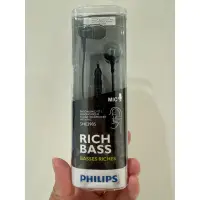 在飛比找蝦皮購物優惠-[全新現貨］PHILIPS 飛利浦附麥克風入耳式立體耳機SH