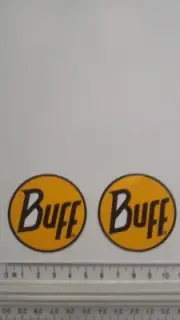 BUFF - 2 Sticker / Decal - bike, bmx, winter, road, car, truck, skate, hat, ram