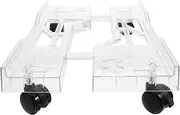 jojofuny Tower Stand with Swivel Wheels Adjustable Design for Easy Mobility and Cleaning Under Desk Computer Cart for Organized Workspaces