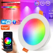 4 Inch Smart LED Recessed Lighting RGBCW Color Changing Ceiling Lights Downlight