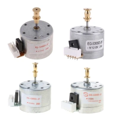 DC5-12V 3-Speed 33/45/78 RPM Metal Turntables Motor for Turntable Record Player
