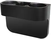 BWPEXZ Car Cup Holder Auto Seat Gap Water Cup Drink Bottle Can Phone Keys Organizer Storage Holder Stand Car Interior Accessories(Black)