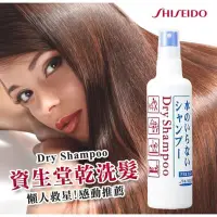 在飛比找Yahoo!奇摩拍賣優惠-日本製 SHISEIDO 資生堂 乾洗劑 乾洗髮劑 乾洗頭 