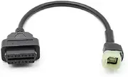 4 PIN to 16 PIN OBD2 Connector Diagnostic Tool Adapter Cables for Hond/a Motorcycle