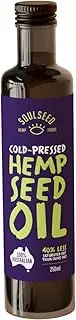 Soul Seed Hemp Foods Cold-Pressed Hemp Seed Oil 250ml 100% Australian (1 x 250ml Bottle)