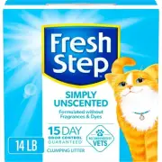 FRESH STEP SIMPLY UNSCENTED CLUMPING LITTER ACTIVATED CHARCOAL TECHNOLOGY 14 LB