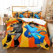 v688 Bed Sheets Homestuck Bedding Set Single Twin Full Queen King Size Bed Set Adult Kid Bedroom Duvetcover Sets Anime Bed Sheet Set 3-Piece Bedding