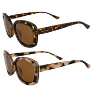 Islander Eyes Dominica Sunglasses Women 2Pairs Light&Pink Tortoise w/ Brown Lens