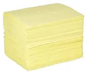 Condor 35Zp98 Sorbents, 18 Gal, 15 In X 19 In, Harsh Chemicals, Yellow,