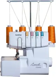 Serger, 1034D, Heavy-Duty Metal Frame Overlock Machine, 1,300 Stitches per Minut