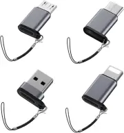 USB C to Lightning Adapter, Micro to Micro Adapter, USB to USB C, Compatible Typ