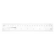 Film Ruler 8 Inch 0.1mm Scale PET Flexible Straight Ruler