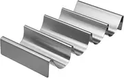 AUTSUPPL Stainless Taco Holder Metal Burrito Stand for Easy Serving Storage for Home Parties Camping Restaurants Pancake Holder Included