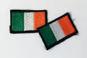 Small Irish TRF Flag Sew on Patches National Flag X2 ASPS346